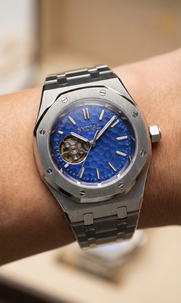 montre bleu marine 1 L'Architecte Cœur Ouvert